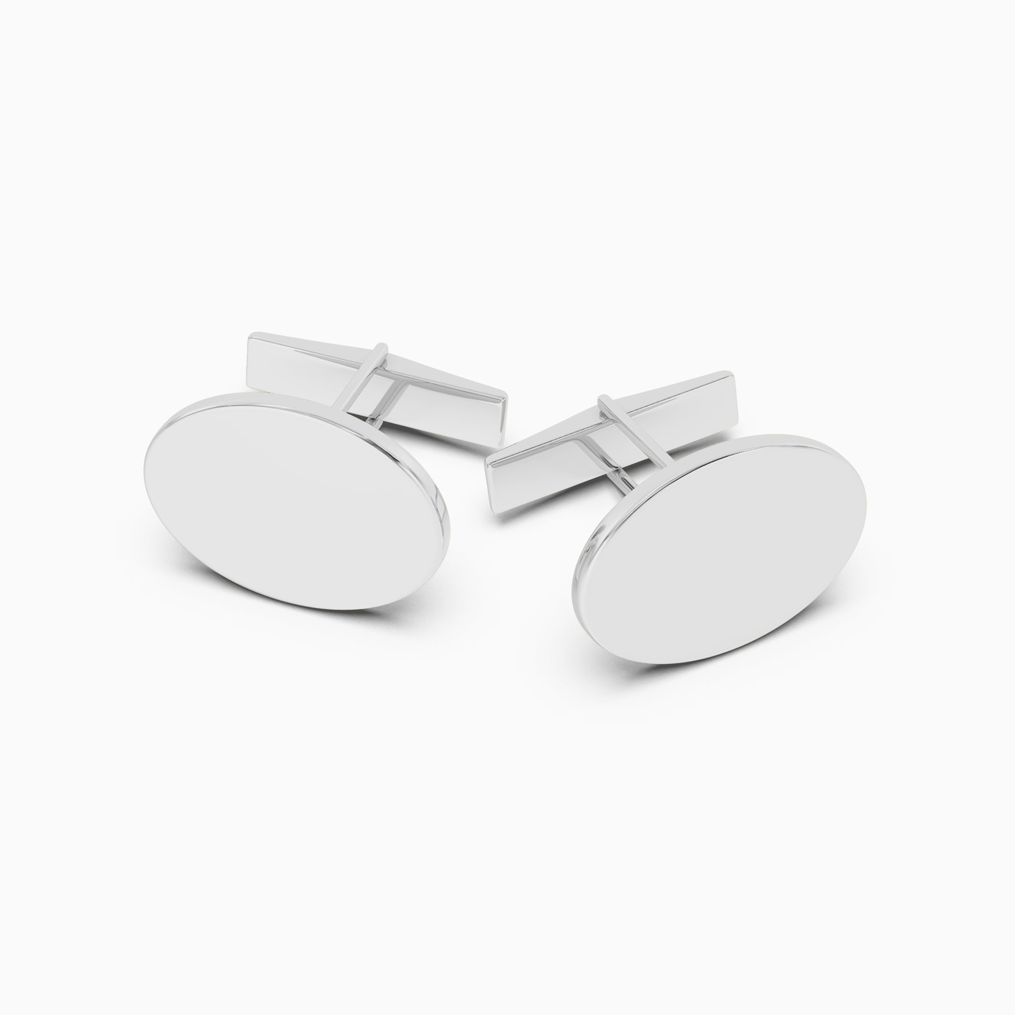 Men Oval Monogram Cufflinks