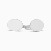 Men Oval Monogram Cufflinks