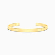 Men Narrow Cuff Bracelet-Gold Plated