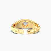 Men Engagement Ring-Gold Plated