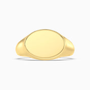 Men Signet Ring-Gold Plated