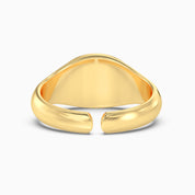 Men Signet Ring-Gold Plated