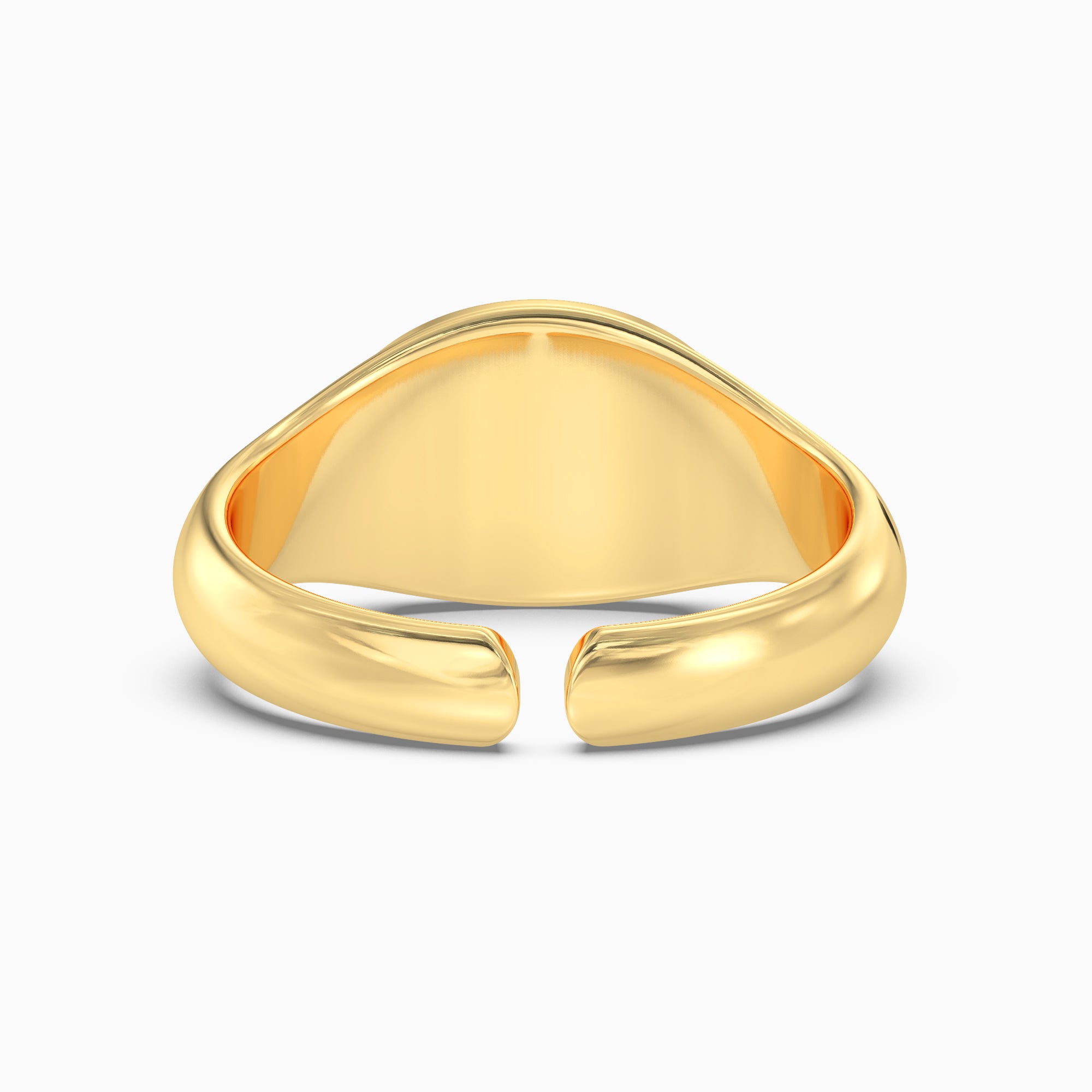 Men Signet Ring-Gold Plated