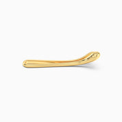 Men Teardrop Tie Bar Clip-Gold Plated