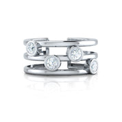 CZ Yard Multi stone Ring
