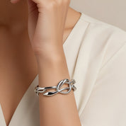 Romantic Floral Knot bangle