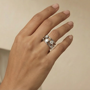 CZ Yard Multi stone Ring