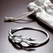Romantic Floral Knot bangle