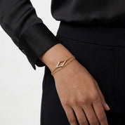 Alokki A1 CZ Double Chain Bracelet