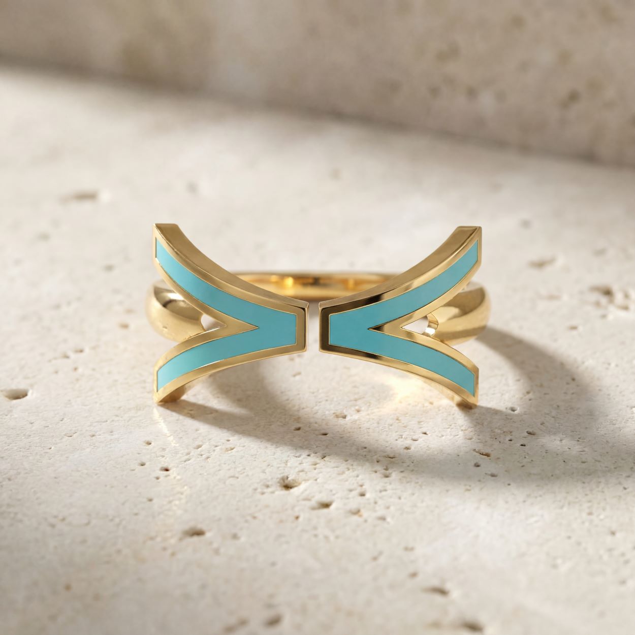 Alokki A1 Turquoise Wire Ring