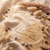 Alokki Boho Dream Floating Triangle Pendant