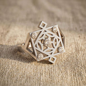 Alokki Boho Dream Geometric Ring