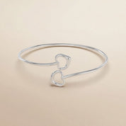 Double Open Heart Bracelet