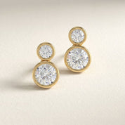CZ Yard Stud Earrings