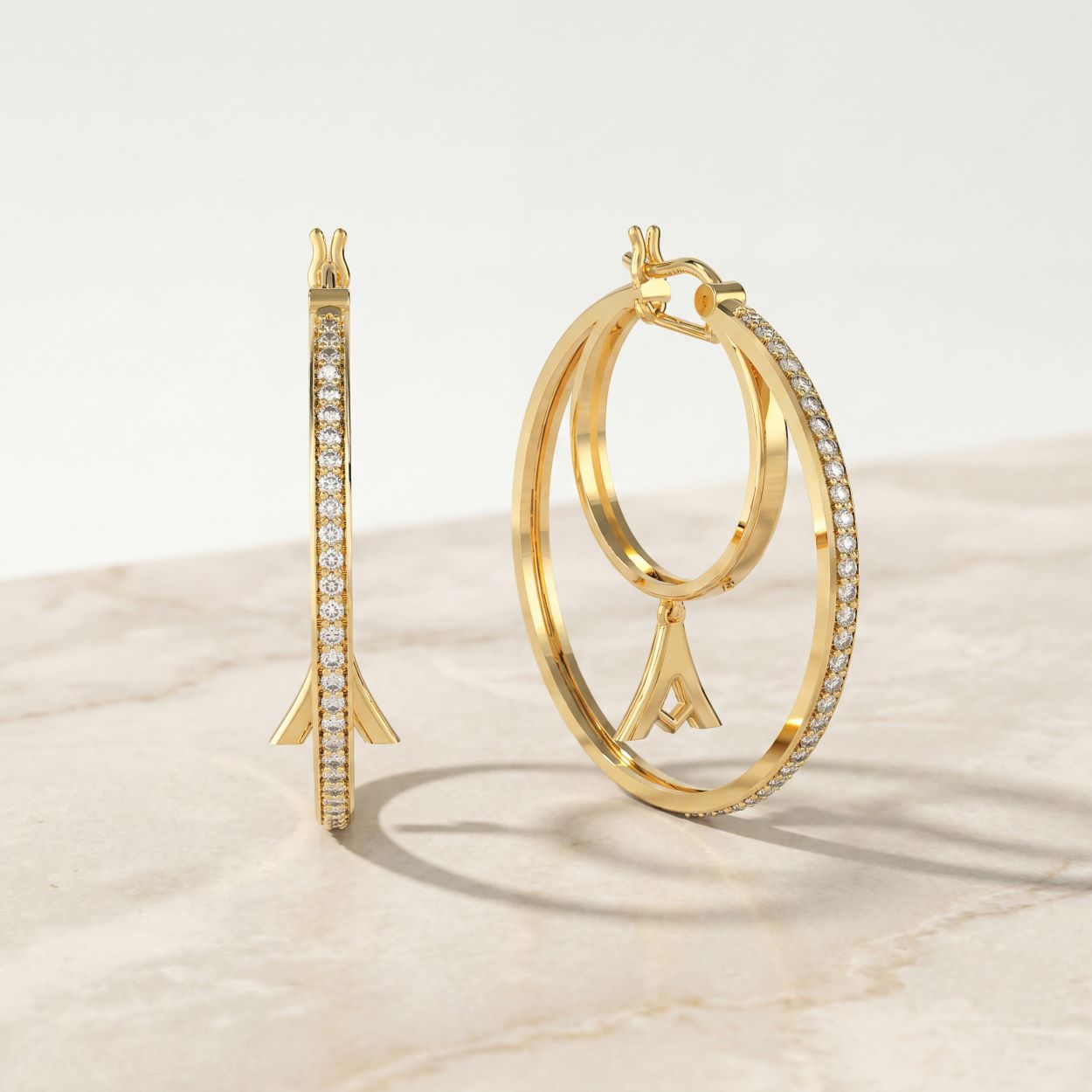 Alokki A Hoop Earrings