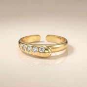 Open Heart Band Ring