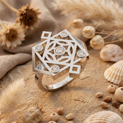 Alokki Boho Dream Geometric Ring