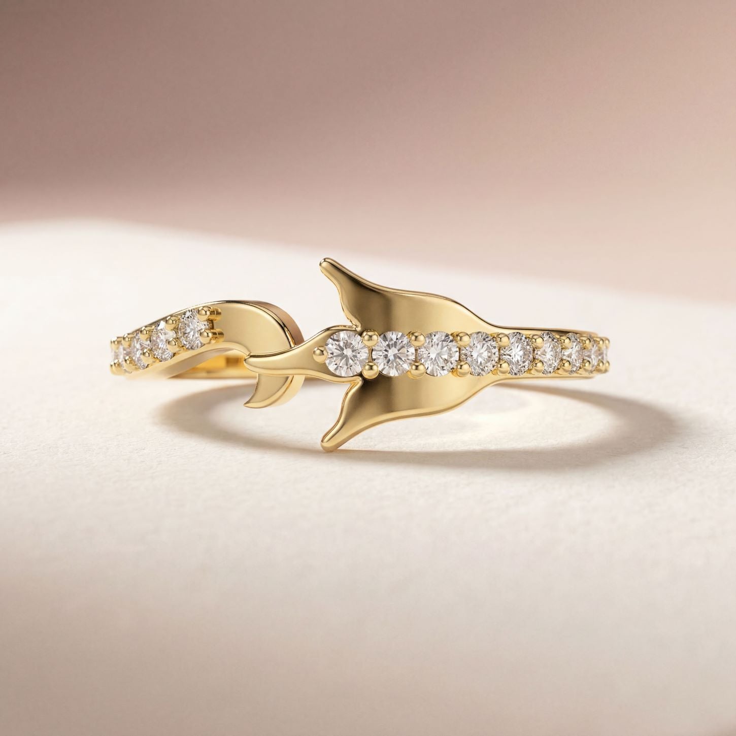 Romantic Floral Flower Band Ring