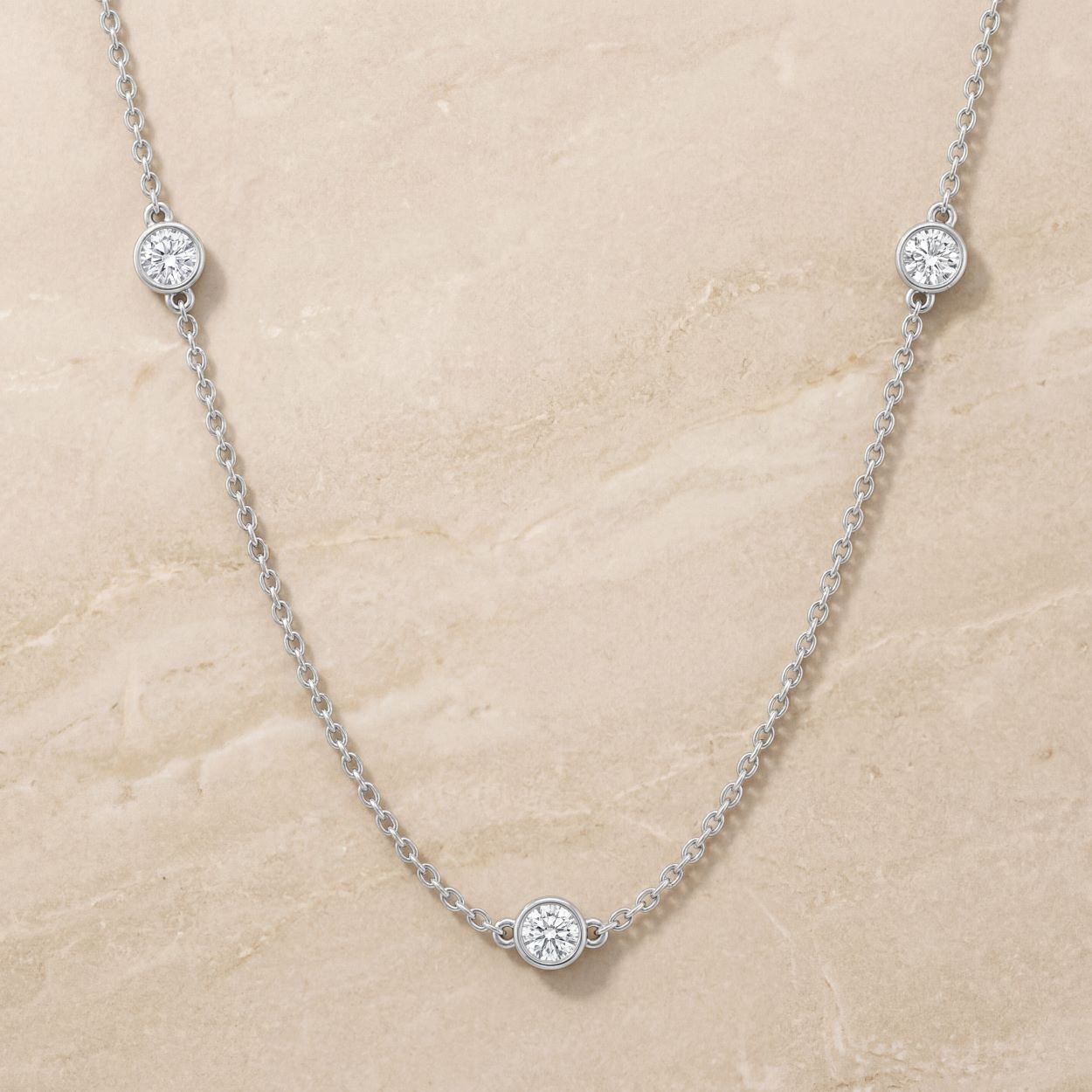 CZ Yard Necklace