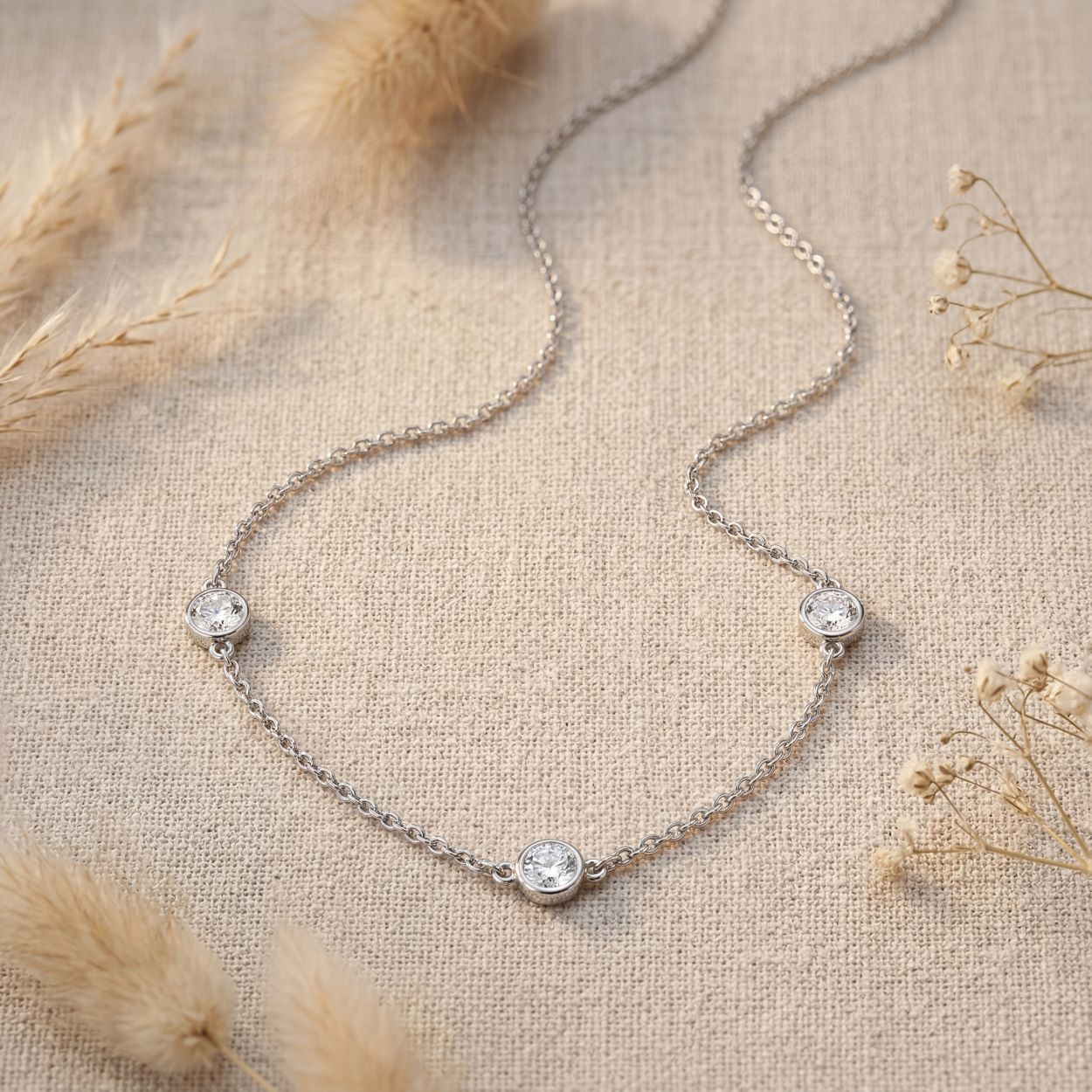 CZ Yard Necklace