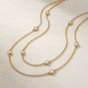 CZ sprinkle Necklace