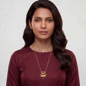 Alokki Boho Dream Perch Dragon Fly Pendant