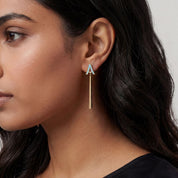 Alokki A Turquoise Bar Earrings