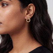 Alokki A  Open Hoop Earrings