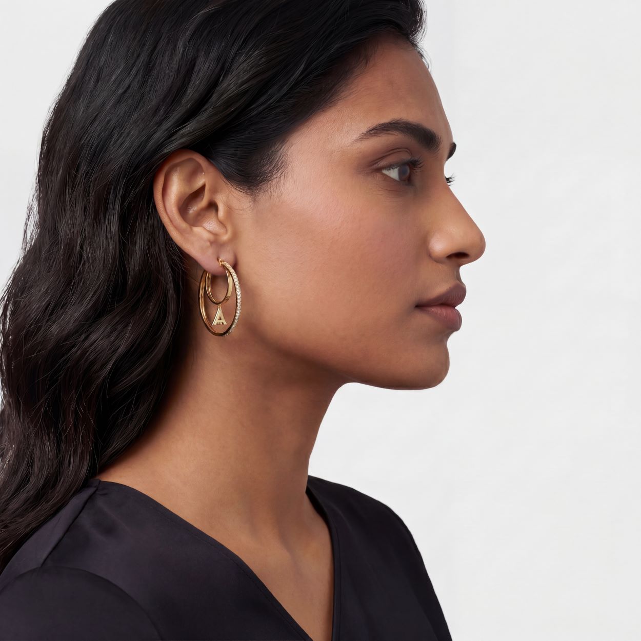 Alokki A Hoop Earrings