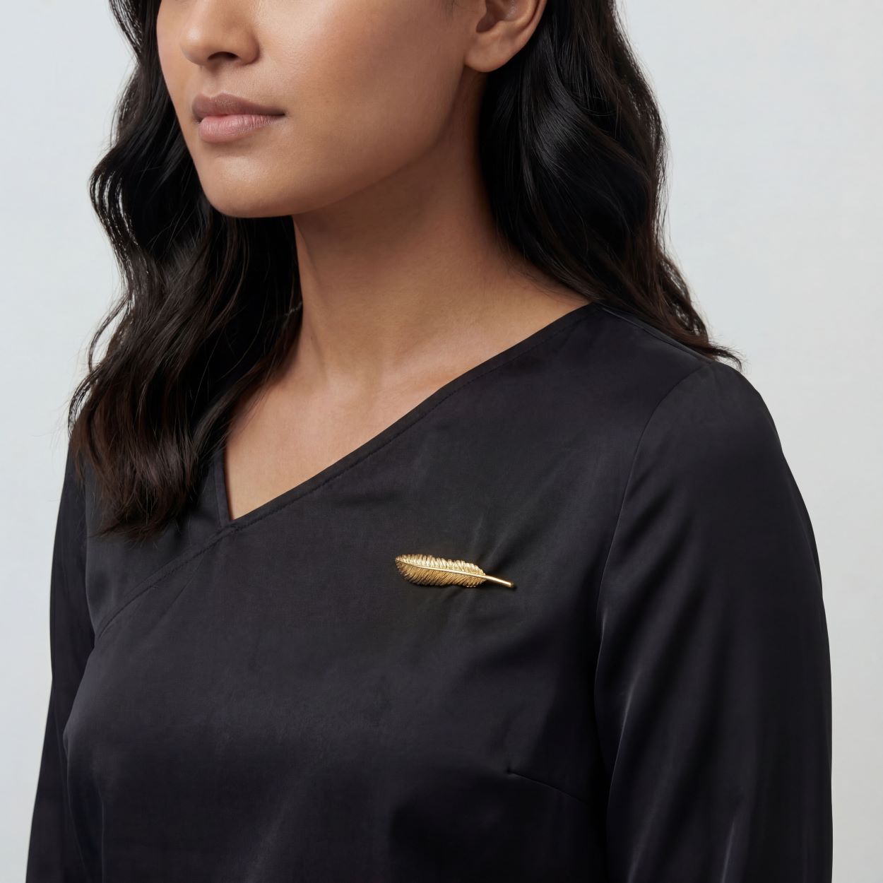 Alokki Boho Dream Feather Brooch
