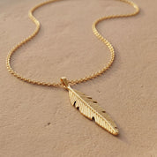 Alokki Boho Dream Feather Pendant