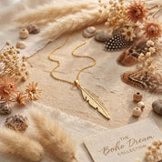 Alokki Boho Dream Feather Pendant