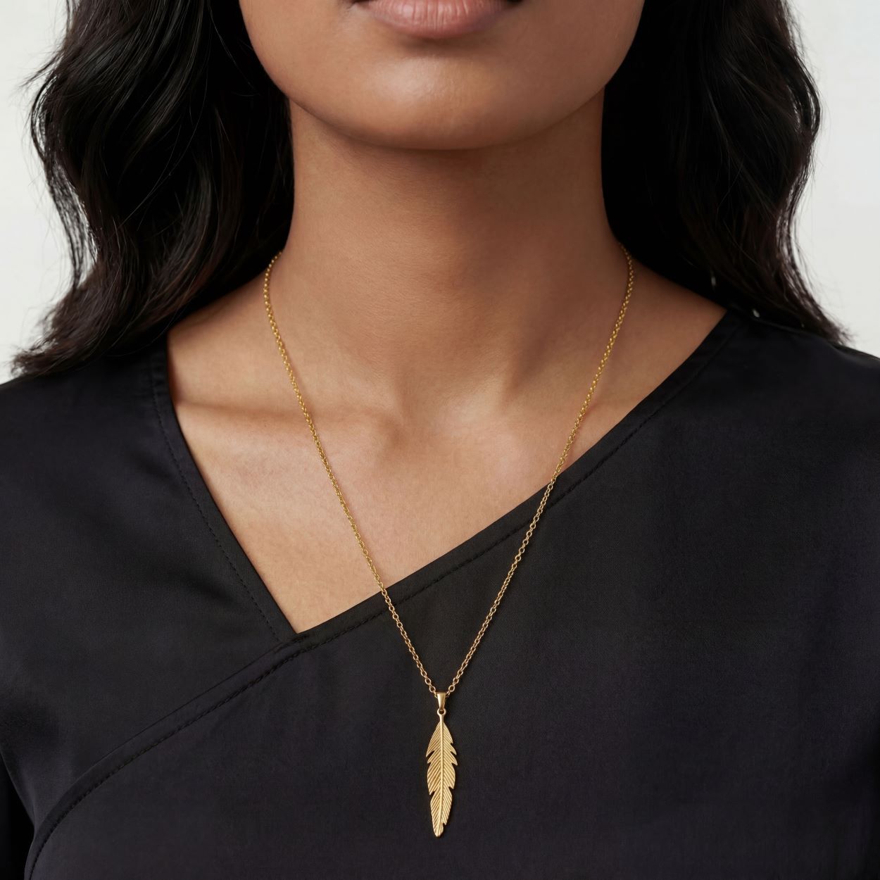 Alokki Boho Dream Feather Pendant