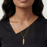 Alokki Boho Dream Feather Pendant