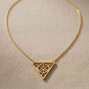 Alokki Boho Dream Floating Triangle Pendant