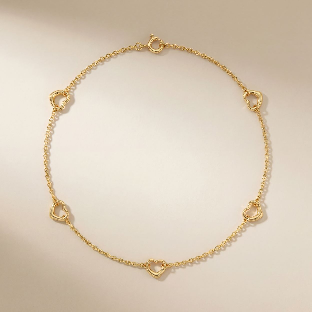 Open Heart Anklets