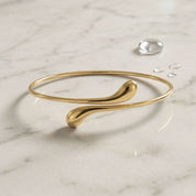Elongated Tear Drop Bangle