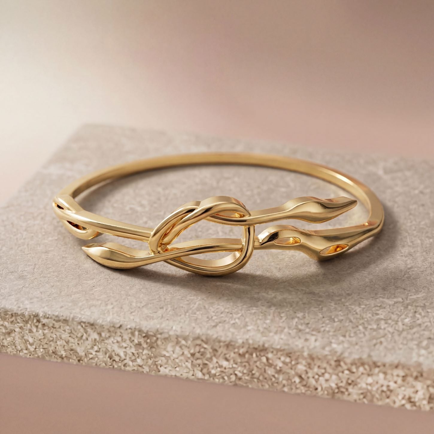 Romantic Floral Knot bangle
