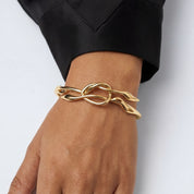 Romantic Floral Knot bangle