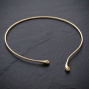 Tear Drop Elongated Tear Drop Necklace