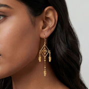 Alokki Boho Dream Triangle Hook earrings