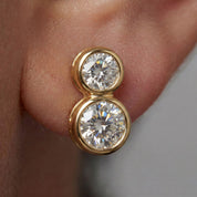 CZ Yard Stud Earrings