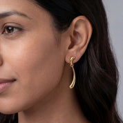 Elongated Tear Drop Earrings