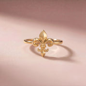 Romantic Floral Fleur De Lis Toering