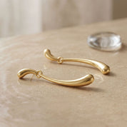 Elongated Tear Drop Earrings