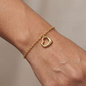 Open Heart Bracelet