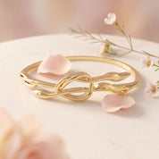 Romantic Floral Knot bangle