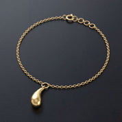 Tear Drop Bracelet-Gold plated