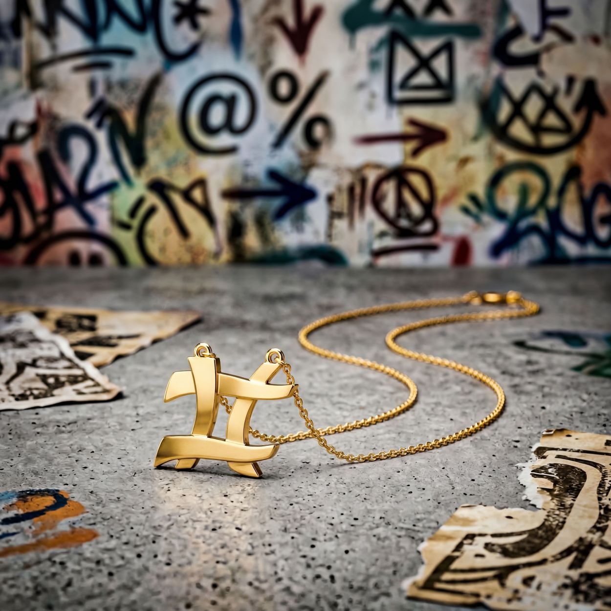Hashtag pendant