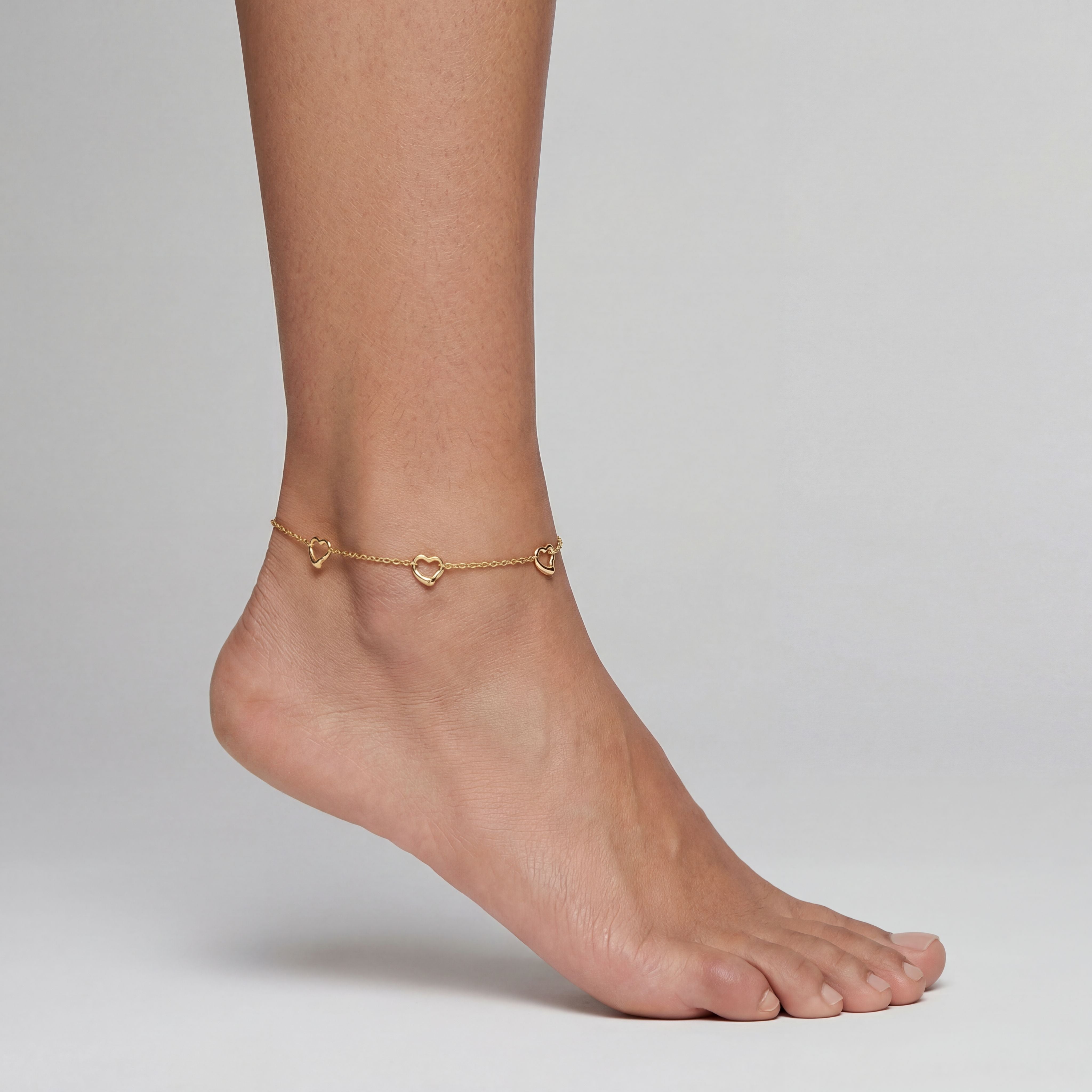 Open Heart Anklets